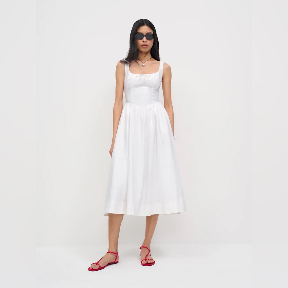 NWT Reformation Balia Linen Dress